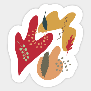 Simple Shapes Sticker